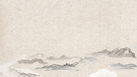 Classical Straw Paper Chinese Style Slideshow Background Picture 