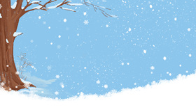 Winter winter ice and snow slide background picture 