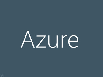 Ultra-simple European and American style Azure chief technology officers speech ppt template