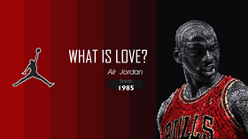 Basketball sports brand Jordan Jordan PPT template