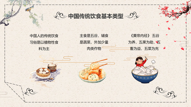 Chinese food culture introduction PPT template_Best Free PowerPoint  templates and Google Slides themes| Slides8