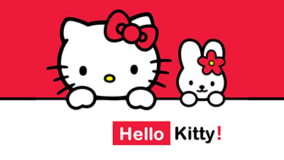 Hello Kitty template powerpoint free download